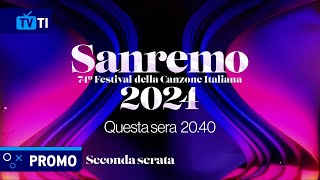 Promo Sanremo 2024  2 serata  Rai 1 HD [upl. by Voleta]