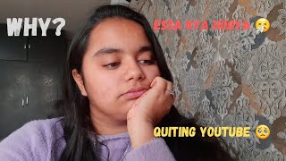 Am I quiting youtube  😱🤯  Sumegha ❤️ [upl. by Akim696]