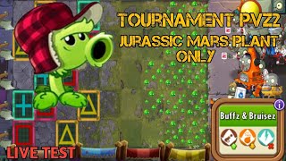 Tournament pvz2 Jurassic Mars Plant OnlyPrimal peashooter onlypvz2pvz2tournament plantvszombie2 [upl. by Christoffer]