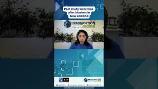 Post Study Work Visa After Masters in New Zealand  Immigration Advisers New Zealand Ltd [upl. by Anitnemelc]