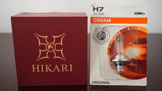 HIKARI Darkenex LED vs OSRAM Original [upl. by Haiel937]