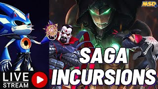 Saga Incursions Run Fully Itemless  Marvel Contest of Champions [upl. by Nreval419]