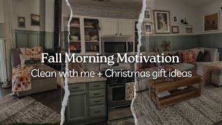 Fall Clean with Me Motivation  Christmas Gift Ideas [upl. by Combes188]