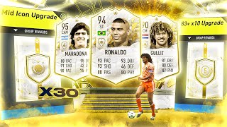 FIFA 22 30 x Guaranteed Mid Icon Upgrade Packs [upl. by Asilim679]