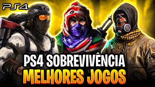 OS 20 MELHORES JOGOS de SOBREVIVÊNCIA para PS4 que Você Não Pode Perder [upl. by Lanam613]