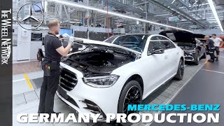 MercedesBenz Production Plant Sindelfingen Drone Tour – MercedesBenz SClass Assembly Line [upl. by Wendell]