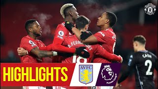 Martial amp Fernandes put Reds level with Liverpool  Manchester United 21 Aston Villa  Highlights [upl. by Riley702]