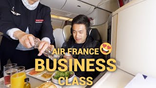 Air France Business Class  Boeing 777300 [upl. by Nirehtac217]