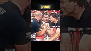 Devon Larratt legendary comeback 🥶💪 armwrestling devonlarratt trending shorts [upl. by Eelrebma114]