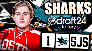 BREAKING MACKLIN CELEBRINI GETS HIS WISH SAN JOSE SHARKS WIN THE DRAFT LOTTERY [upl. by Otrebor]