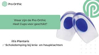 Pro Orthic Heel Cups  Productvideo [upl. by Neenej904]