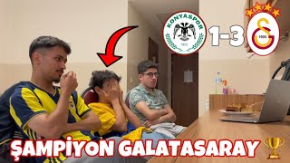 FANATİK FENERLİLER GALATASARAYIN ŞAMPİYONLUK MAÇINI İZLERSE… Konyaspor 13 Galatasaray [upl. by Yrahca]