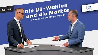 Die USWahlen und die Märkte  FuWBörsenCocktail mit Daniel Kalt und Philippe Béguelin [upl. by Nyltac693]