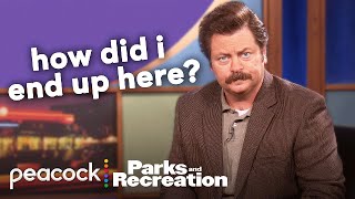 Ron gives advice as a show host naturally  Parks and Recreation [upl. by Anaigroeg]