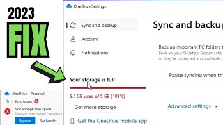 Fix OneDrive Storage Full in 2024  OneDrive Not Enough FREE Space [upl. by Irneh]