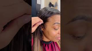 Braidless Sew In On High Density Hair [upl. by Crutcher722]