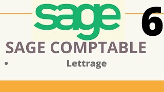 Formation Pratique Sage Comptable  Lettrage des tiers شرح سريع وسهل جداااا [upl. by Nahor]