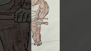 I Draw Kong From Godzilla x Kong credit Artland [upl. by Vittoria]