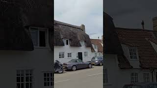 New Thatched roof  cottage Grantchester cambridge UK July 2024 historicalplaces heritage [upl. by Rehposirhc]