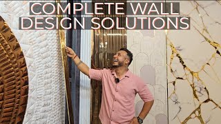 Complete Wall Design Solutions Wallpapers Metal Art Interior Product Home Make Over Hoam Decor [upl. by Siloum]