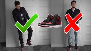 5 Outfit Ideas For Air Jordan 1 Bred Fashion Nova Men [upl. by Topliffe884]