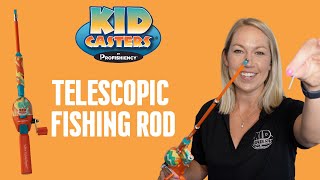 How to Rethread the Line on Kid Casters Telescopic Fishing Rod [upl. by Rowley743]