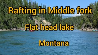 MONTANA Rafting at Middle Fork 2024 Flathead lake [upl. by Natiha]