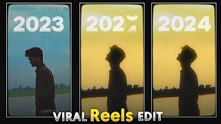 Happy New Year 2024 Video Editing  Happy New Year Video Kaise Banaye  Happy New Year Reel Editing [upl. by Aydan]