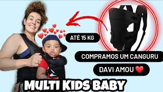 COMPREI UM CANGURU PARA MEU BEBÊ da quot MultiKids babyquot ele é bom 🦘 Dessa Cachos [upl. by Eirena102]