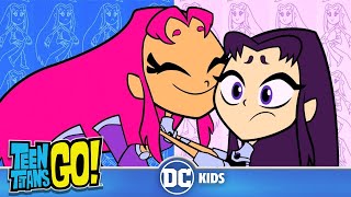 Teen Titans Go in Italiano  Stella Nera in visita  DC Kids [upl. by Ahsyekal]