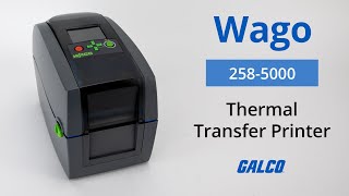 Wagos Thermal Transfer Printer 2585000 Model [upl. by Eahs]