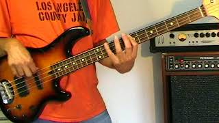 The Yardbirds  Over Under Sideways Down  Bass Cover [upl. by Aicatsana]