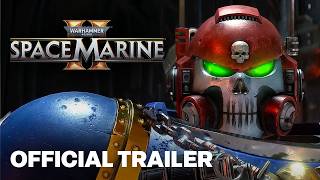 Warhammer 40k Space Marine 2  Official Gameplay Overview Trailer [upl. by Adnalahs]