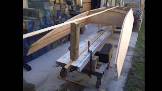 Garvey Style Skiff Build Slideshow Stuart FL [upl. by Ellivro]