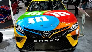 2015 TOYOTA CAMRY MampM NASCAR RACE CAR  NEW YORK INTERNATIONAL AUTO SHOW [upl. by Maurita85]