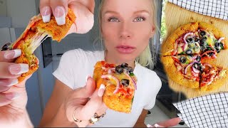 KETO PIZZA CHEESE CRUST GlutenFree  Carnivore wThe Mum of 10 [upl. by Ray]