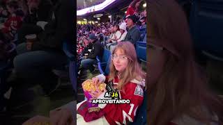 O Dia que fomos assistir jogo de hockey no Canadá 🇨🇦 canada brasil hockey cultura imigração [upl. by Aisek246]