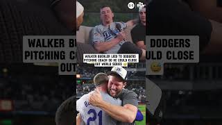 Walker Buehler is a legend for this 🤣 [upl. by Coridon91]