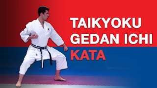 Taikyoku Gedan Ichi Kata  Goju Ryu Karate [upl. by Robison]