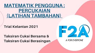 Percukaian  Taksiran Cukai Bersama amp Taksiran Cukai Berasingan Trial Kelantan 2021 [upl. by Kragh]