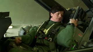 Norways Only Female F16 Pilot Maj Marianne Mjelde Knutsen Norges eneste kvinnelige jagerpilot [upl. by Feune]