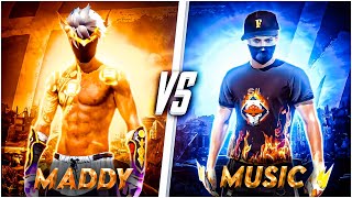 Free Fire 1vs1  Maddy Vs Music  Free Fire In Telugu  The Music Boy [upl. by Myna]