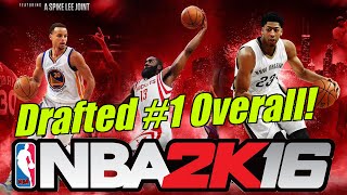 NBA 2k16  How to Get Drafted 1 Overall It can HAPPEN Tips amp Tricks [upl. by Brynne292]