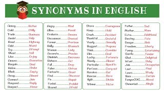 120 Super Common Synonyms to Increase Your Vocabulary in English [upl. by Saleme357]