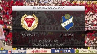 20130523 Allsvenskan Kalmar FF  Östers IF [upl. by Naejamron]