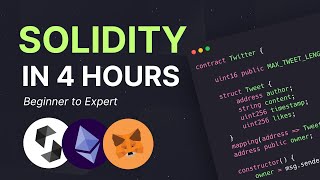 Solidity Tutorial for Beginners  Full Course in 4 Hours 2023 [upl. by Sitelc]