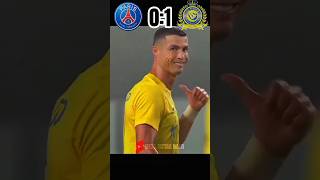 Paris Saint Germain vs Al Nassr Club Friendlies 2023 😍🔥 ronaldo neymar football youtubeshorts [upl. by Oidacra]