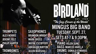 Mingus Big Band Centennial  “Baby Take a Chance on Me” by Charles Mingus  Live at Birdland NYC [upl. by Aehsila]