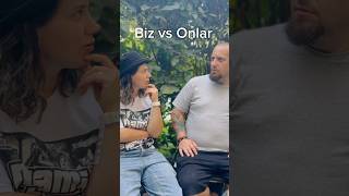 Biz vs Onlar😜 heyatmelikova aktrisa obraz mizah komedyen [upl. by Rebna]