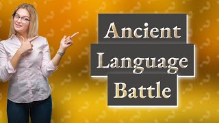 Is Tamil or Sanskrit the oldest language in India [upl. by Eeloj]